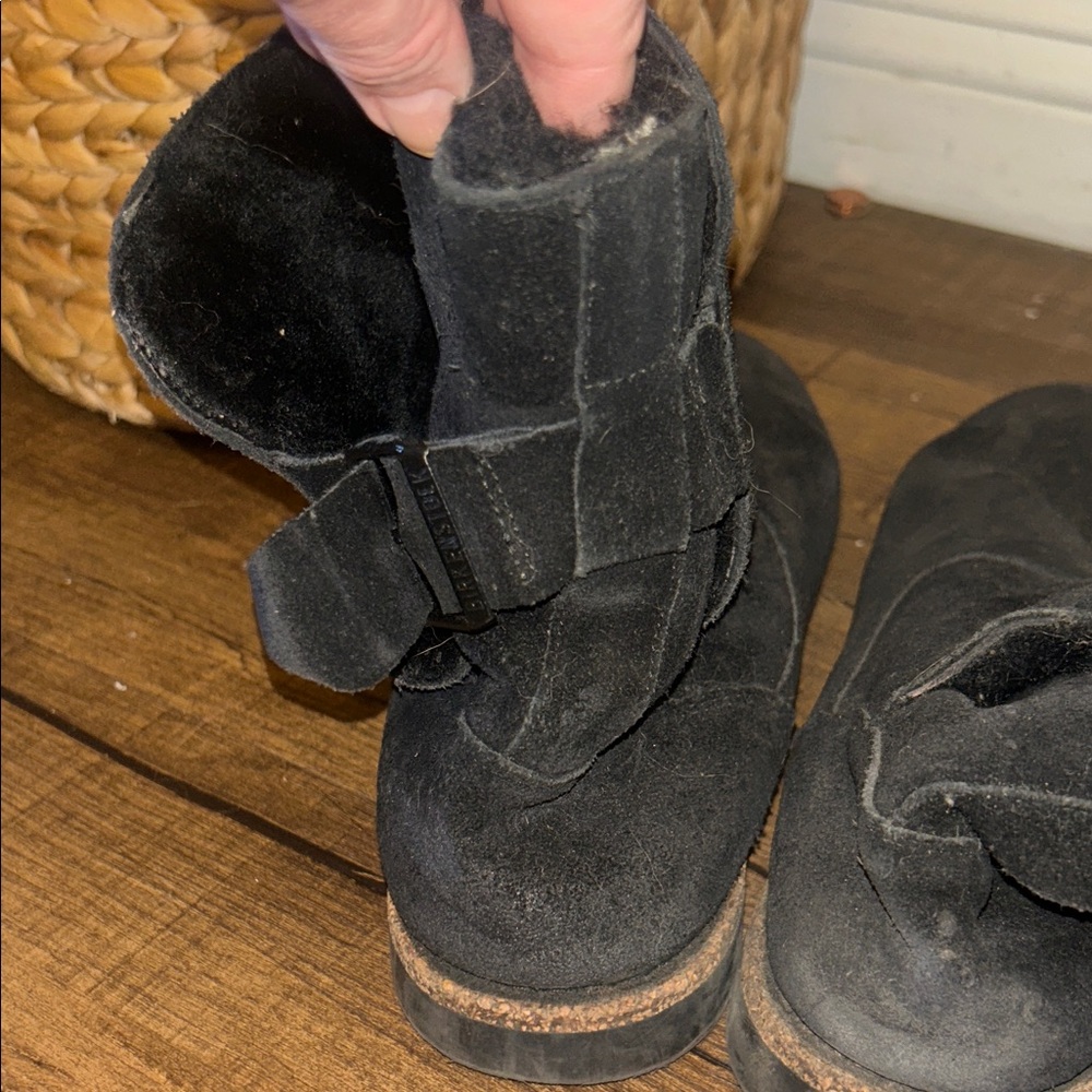 Black BIRKENSTOCK Women's Ankle UPPSALA style/ 10 - Picture 11 of 13